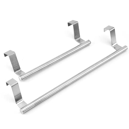Stainless Steel Single Rod Towel Rack for Cabinet Doors - Lamarshop1