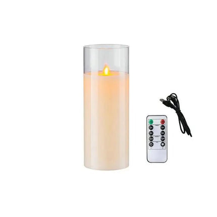 USB Rechargeable LED Pillar Candles - Lamarshop1