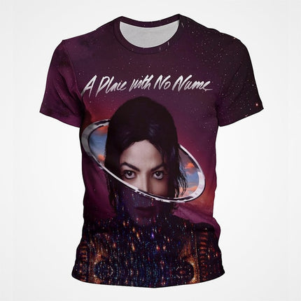 Michael Jackson 3D Print Polyester Men's T-Shirt