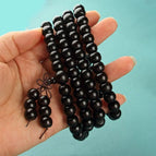 Ebony apple beads
