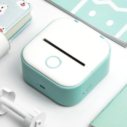 Portable Mini Thermal Label Printer Home Photo Printer Student Wrong Question Printer Bluetooth - compatible Mini Label Printer Price Tag - Lamarshop1