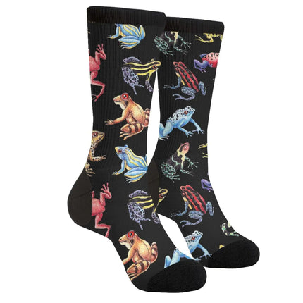 Mens Novelty Funny Frog Socks Crazy Socks Fashion Casual Socks - Lamarshop1