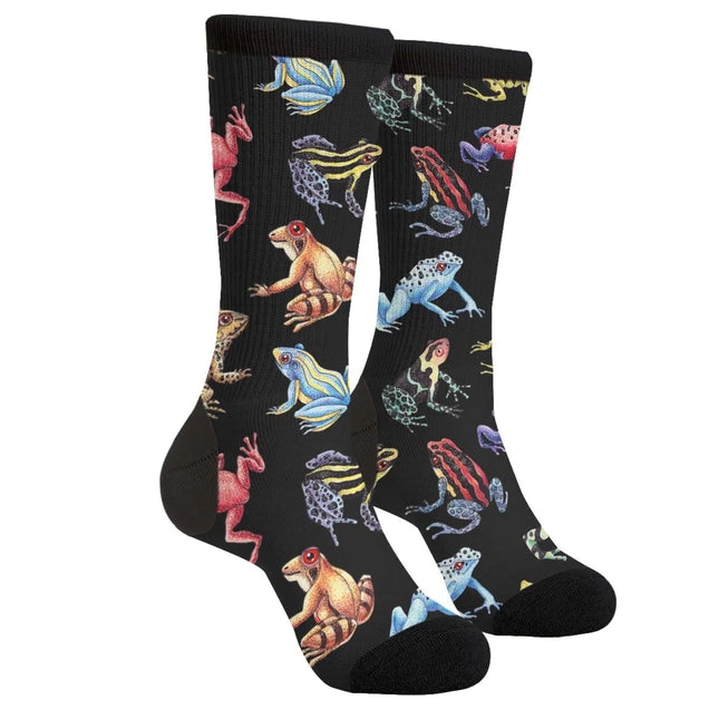 Mens Novelty Funny Frog Socks Crazy Socks Fashion Casual Socks - Lamarshop1