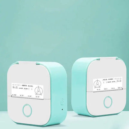 Portable Mini Thermal Label Printer Home Photo Printer Student Wrong Question Printer Bluetooth - compatible Mini Label Printer Price Tag - Lamarshop1