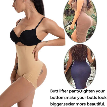 Seamless High - Waist Tummy Control Thong for Women - Lamarshop1