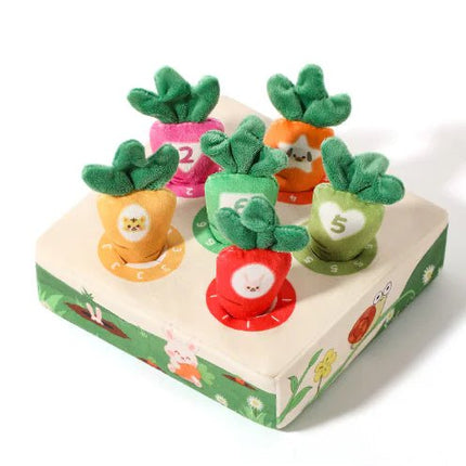 Plush Carrot Pulling Toy