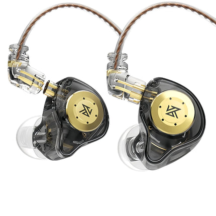 KZ EDX PRO IEM EarphonesWired Gaming EarbudsKZ in - Ear Monitor Headphones Detachable CableHiFi Deep Bass Sound with New 10mm Dynamic Driver for Singers Musicians (Black Without Mic) - Lamarshop1