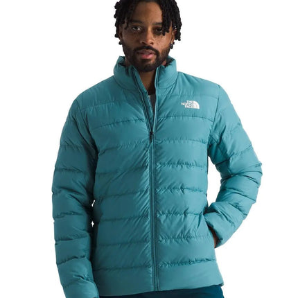 THE NORTH FACE Mens Aconcagua 3 Insulated Jacket (Standard and Big Size) Algae Blue X - Large - Lamarshop1