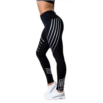 Printed High Waist Leggings for Yoga and Sports - Lamarshop1