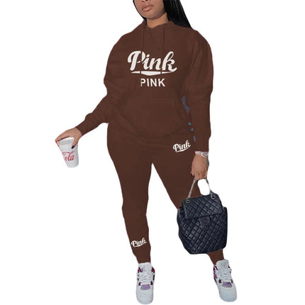 N8999P3 Plus Size Casual Printed Sweatshirt Set - Lamarshop1