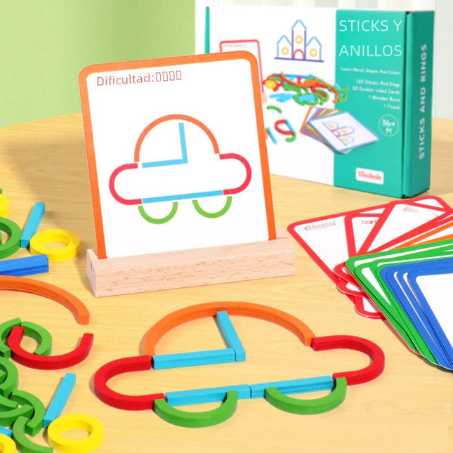 Children's Logic Puzzle Ring Game