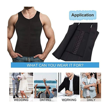 Men's Sauna Corset Slimming Vest - Lamarshop1