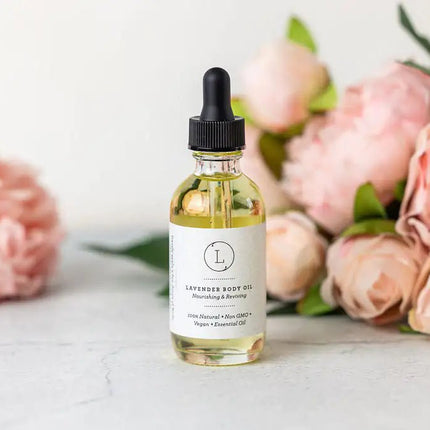Lavender Body Oil, Natural Moisturizing Body Oil - Lamarshop1