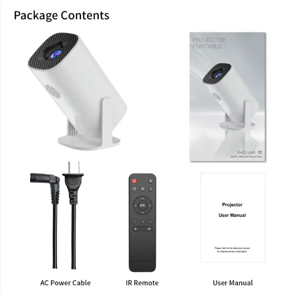 Projector Mini Household 4K - Lamarshop1