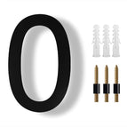 House Number 0 / Black -200MM