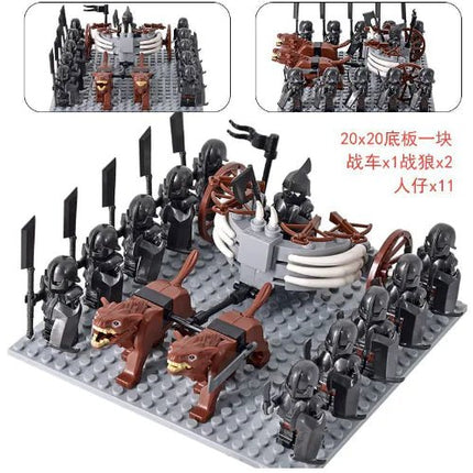 Medieval Haradrim Mammoth Knights Orc War Elephant Set