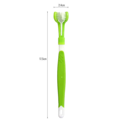 Three-Head Toothbrush for Pet