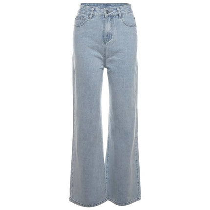 Straight Wide Leg Jeans
