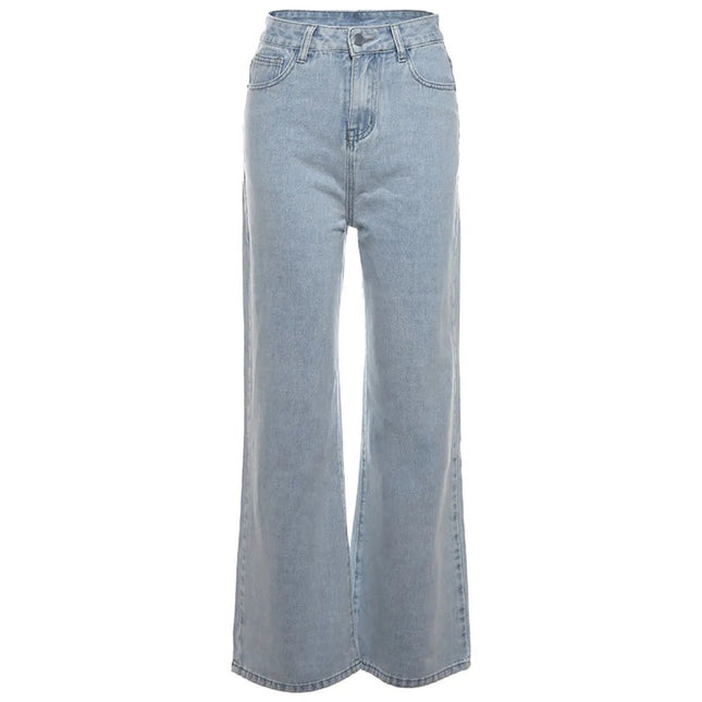 Straight Wide Leg Jeans