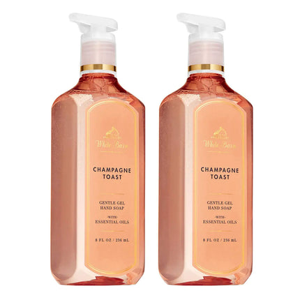 Bath & Body Works Champagne Toast Deep Cleansing Hand Soap 2 Pack 8 oz. (Champagne Toast) - Lamarshop1