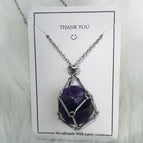 Platinum Silver-Amethyst