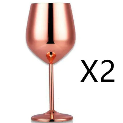 Stainless Steel Wine Glass