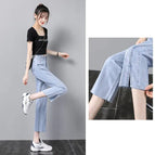 Light Blue / Cropped pants / M