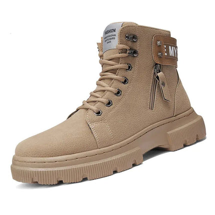 Retro British High - Top Martin Tooling Boots for Men - Lamarshop1