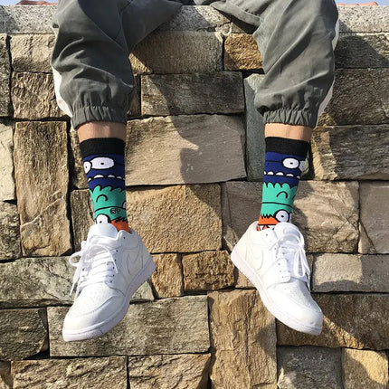 GT Monster Cartoon Street Style Mid - Calf Socks - Lamarshop1