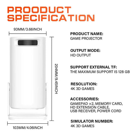 Portable Game Projector - Lamarshop1