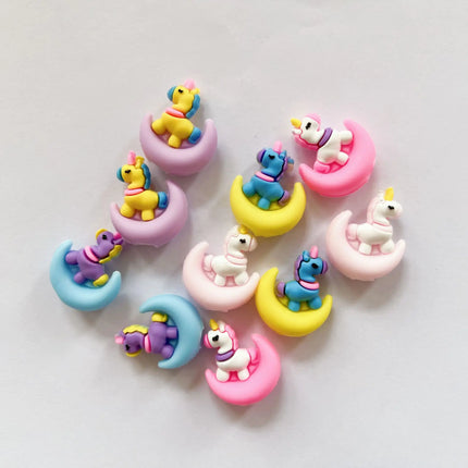 Creative Moon Pen Caps for Students (PVC Soft Gel)