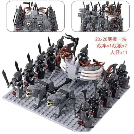 Medieval Haradrim Mammoth Knights Orc War Elephant Set