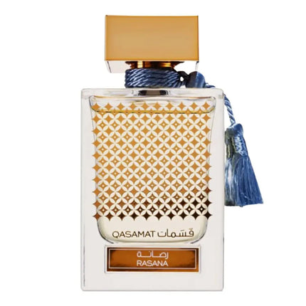 RASASI Qasamat Rasana - Eau de Parfum 65ML (2.1 OZ) Premium Arabian Perfume For Women & Men - Long - Lasting Fragrance With Notes of Bergamot Sandalwood & Amber - Elegant & Captivating Unisex Perfume - Lamarshop1
