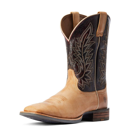 ARIAT BMVY9 Mens Ridin High Western Boot Desert Tan/Dark Brick 15 - Lamarshop1