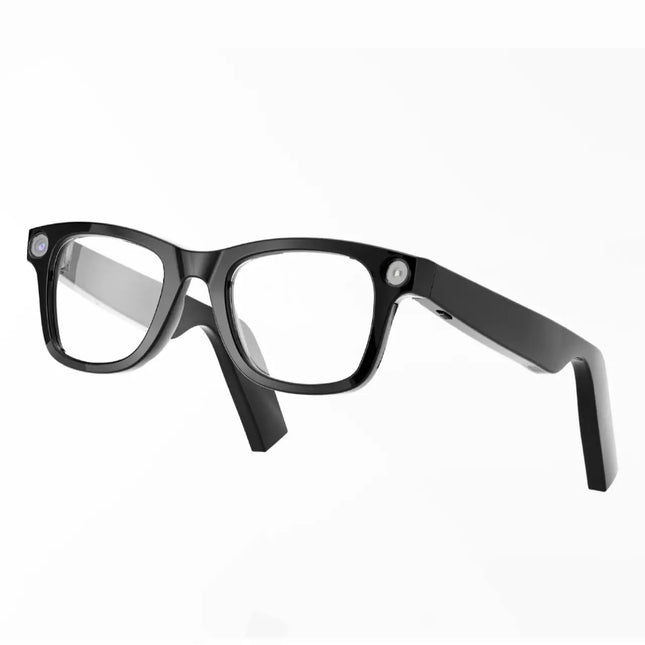  "AI-powered smart glasses with built-in camera for hands-free recording"