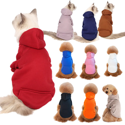 Caps and Fleece Outfits for Small to Medium Dogs