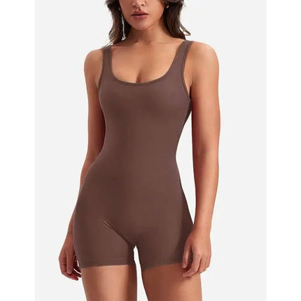 Brillara™️ One Piece Jumpsuits for Women Tummy Control V Back Scrunch - Lamarshop1