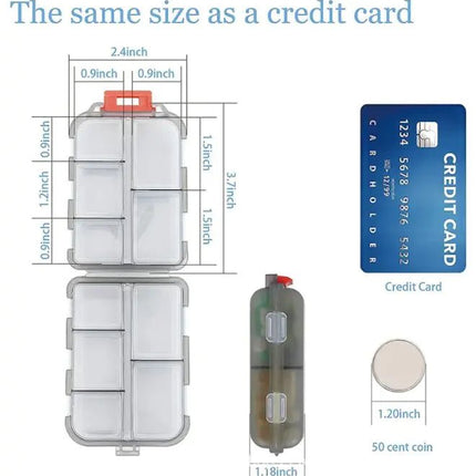 10 Grids Pill Organize Storage - Lamarshop1