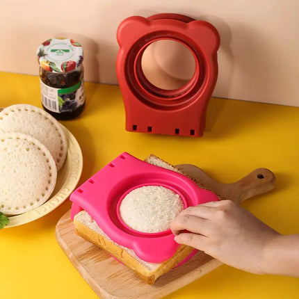 New Stainless Steel Sandwich Cut Mold Toast Pocket Bread Making Tools Household DIY Round Sandwich Kitchen Gadgets - Lamarshop1
