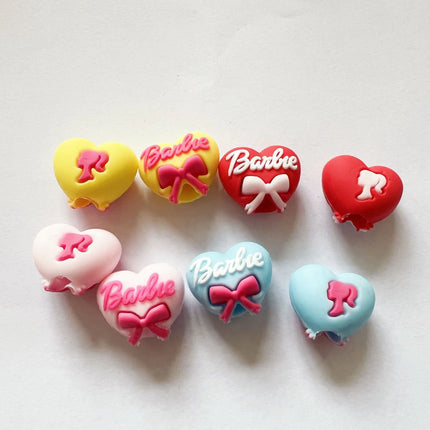 Wholesale Heart-Shaped PVC Soft Gel Pen Caps - Lamarshop1