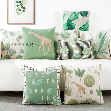Artistic Plant - Themed Pillow Cover for Sofa and Car - Lamarshop1