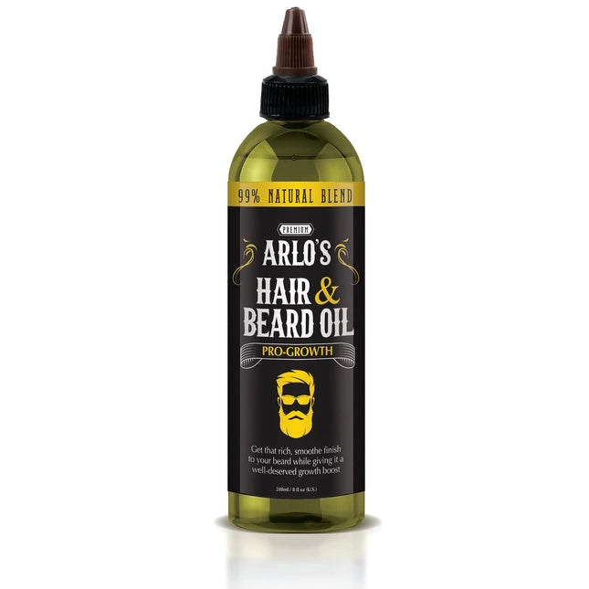 Arlos Pro - Growth Hair and Beard Oil 8 oz. - Hair Oil Mustache Oil and Beard Oil Growth - Lamarshop1