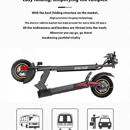 Double Shock Absorber Scooter