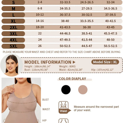 Tummy Control Full Bust Shapewear Bodysuit - Lamarshop1