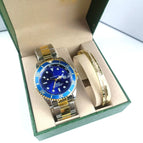 Two-piece set of labor-Golden Blue Labor