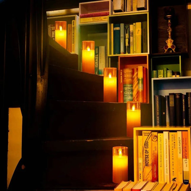 USB Rechargeable LED Pillar Candles - Lamarshop1