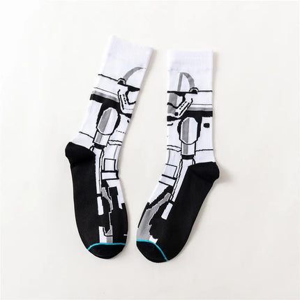 Star Wars Themed Socks, Long Socks - Lamarshop1