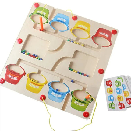 Digital Maze Wooden Puzzle