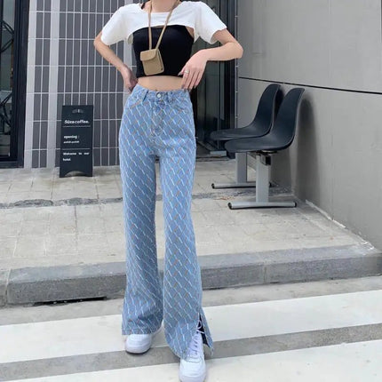 High Waist Wide Leg Jeans