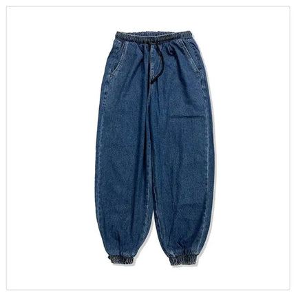 Elastic Waist Loose Fit Wide Leg Jeans for All
